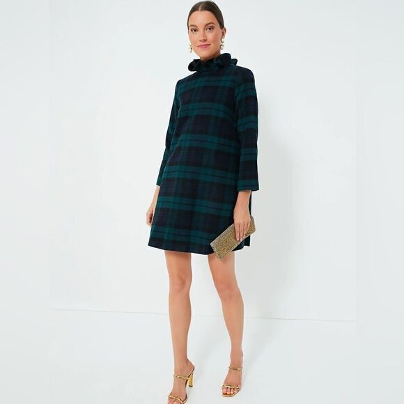 Tuckernuck Blackwatch Plaid Daphne Dress NWT - Picture 2 of 13